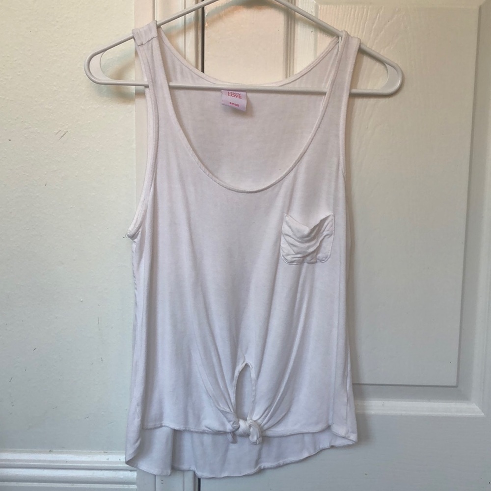 White Pocket Tank